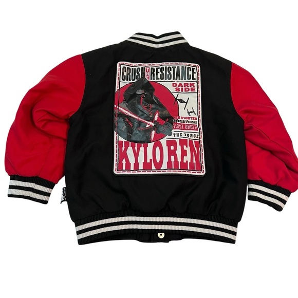 Disney Store Star Wars Kylo Ren Toddler Varsity Jacket Size 2 - Picture 6 of 8